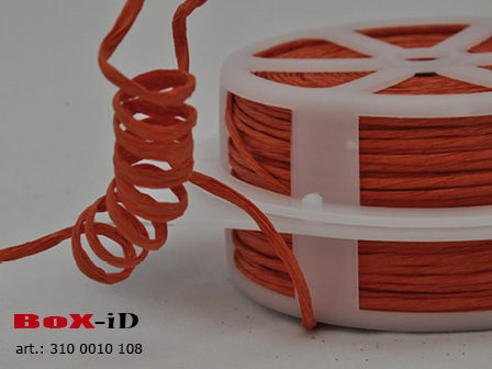 Paper rope orange   2mm x 100yard